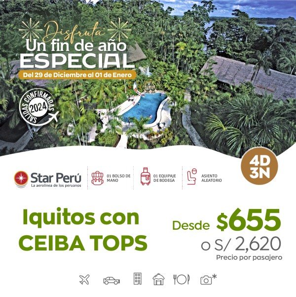 Iquitos ciudad &amp; Ceiba Tops Lodge