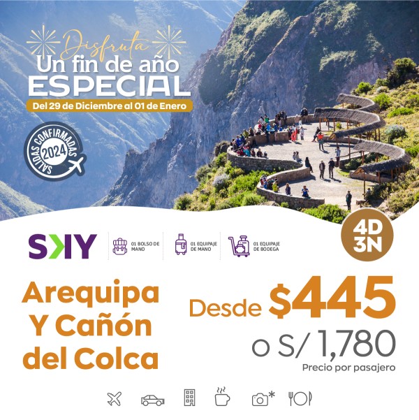 Arequipa y Cañon del Colca